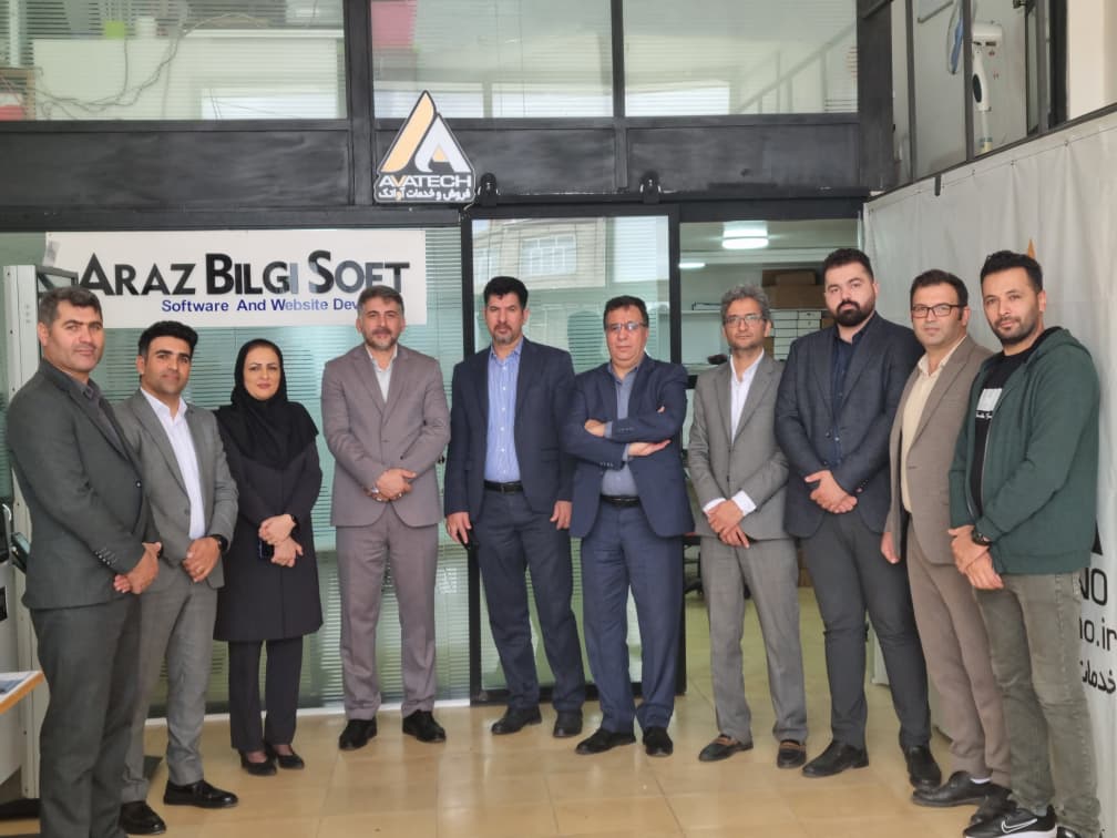 بازدید مدیران محترم بانک ملی و شرکت داده ورزی سداد