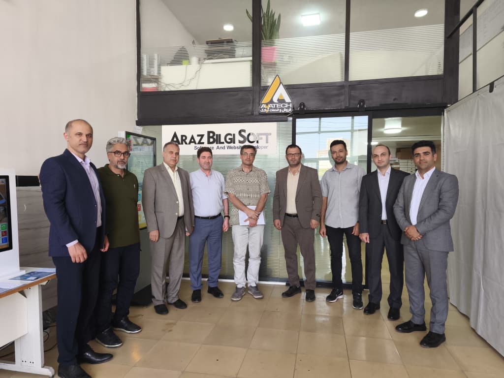 بازدید گروه محترم شرکت ایران خودرو از آراز بیلگی سامان